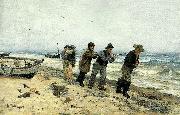 hjemvendende fiskere fritz thaulow